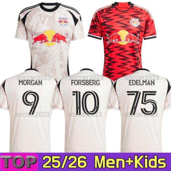 

New York 25 26 Red MORGAN 2025 Fans Player FORSBERG EDELMAN TOLKIN ELIAS MANOEL AMAYA BURKE LUQUINHAS 2024 Football Shirt FERNANDEZ 2026 Mens Jersey, 24 25 away aldult