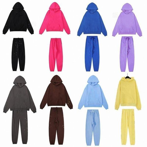 

designer mens hoodie tracksuit hooded hoodies and pants fashion print pure cotton pullover hoodies for men black pink designer hoodies womens clothing, Gold