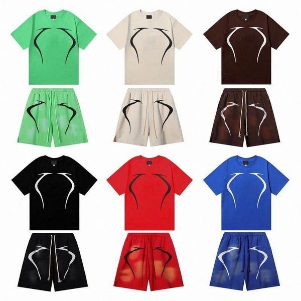 

Designer mens t shirt Fashion summer Short sleeve top European American printing T-shirt men women couples quality Casual clothes large Anti-Shrink, Yellow