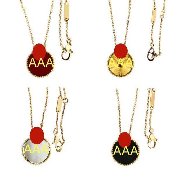 

heart necklace designer necklace designer for women mens jewelry 925 14K Gold Plated Christmas Halloween Valentine's Day small flower letter pendant necklaces