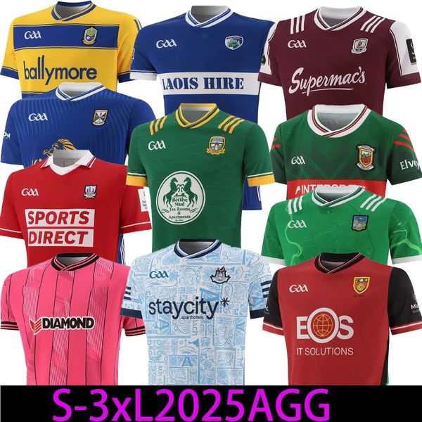 2024 2025 GAA Rugby jerseys Louth Antrim Laois 24 25 Longford Cork Dub Alternative Meath Kildare Roscommon Offaly Galway Cavan Down Football Club Jersey Men