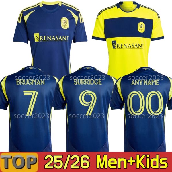 

4XL 25/26 Nashville SC Soccer Jerseys The 615 Kit Man 2025 2026 Primary Man In SURRIDGE MUKHTAR BOYD SHAFFELBURG MOORE men kids kits, 24 25 home kids