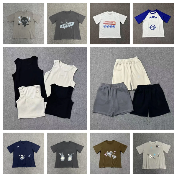 

Unisex Summer Fashion Apparel - Soft Cotton Crew Neck Tees & Comfy Shorts with Unique Designs, A41.