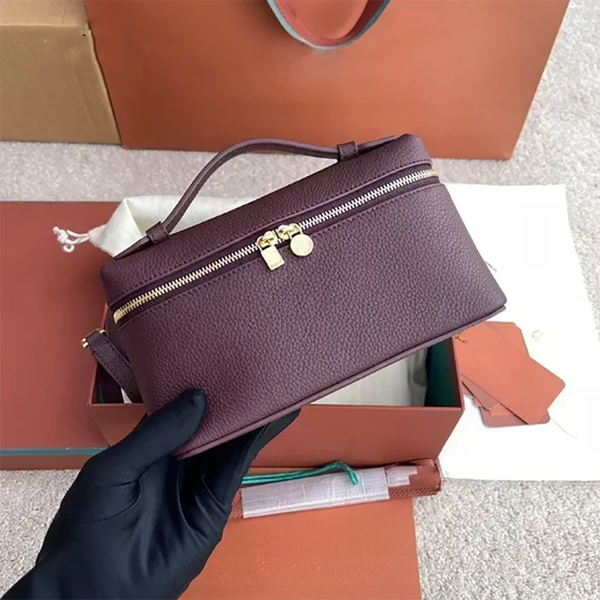 

Shoulder Fashion Designer Leather Dumpgs Fashion Baggies When The Female Crossbody Multi-Cloud Lunch Box Hand Bag Cross shoulder new lychee patterned cowhide bag, Grey