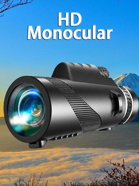 Portable Monocular 80x100 HD Telescope Rugged Multipurpose BAK4 Prism Sports Recreation Hiking Z250219