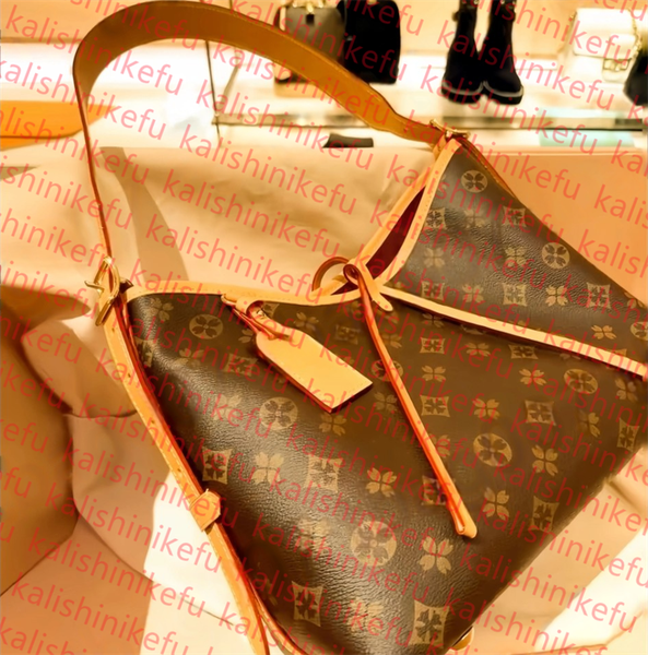 

Designer Shoulder Bag Tote Women Crossbody Bags Leather Old Flower Diane Baguette Handbag Large-capacity Canvas Strap Emed Letters Woman Wallet Purse8, Brown
