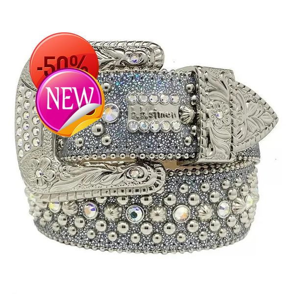 

Designer belt bb belts Fashion Luxury mens belt and lady belt leather belts decorated with colorful diamonds chain belt 3.8 cm Luxury beltlkd, Black4