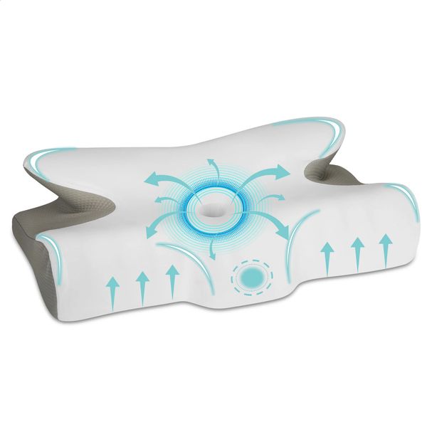 Upgrade Ergonomic Cervical Pillow For Sleeping Orthopedic Support Pillows Odorless Contour Neck Pain Memory Foam 250218