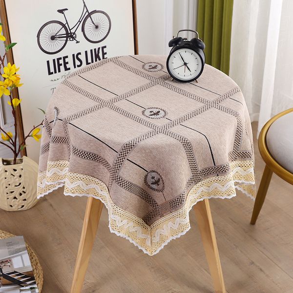W568Floral lace easy to clean oil-proof and waterproof wedding family banquet tablecloth