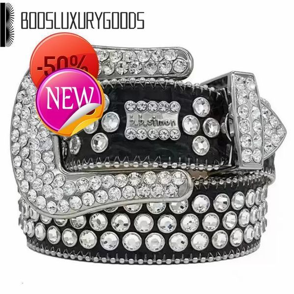 

2022 Designer Belt Bb Simon Belts for Men Women Shiny Diamond Belt Black Cintura Uomolkd, With logo bb simon