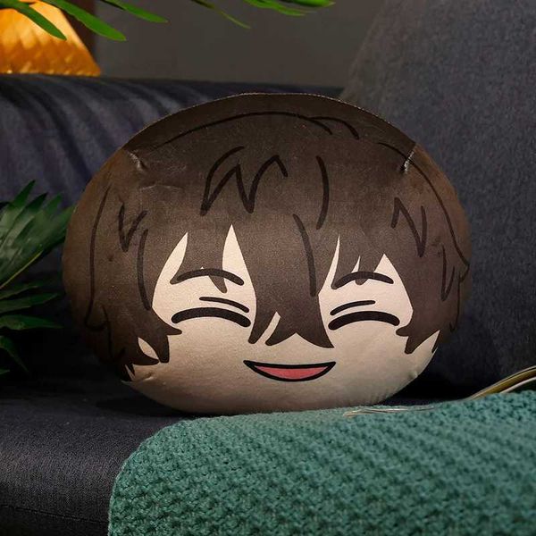 Anime Bungou Stray Dogs Plush Doll Toy Osamu Dazai Nakahara Chuya Cute Soft Sandbag Mantou dumpling pendant Stuffed Pillow Gifts W250219