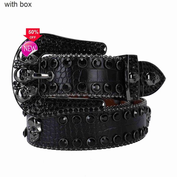 

Womens designer rhinestone b belt simon belt for men women shiny diamond waistbands white luxury beaded skull snakeskin handmadeod, Pink