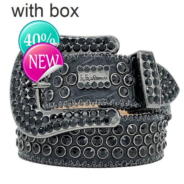

2023 Men Women Bb Simon Belt Luxury Designer Belt Retro Needle Buckle BeltS 20 Color Crystal diamond B i B imd, Bb simon7