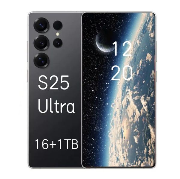 

5G S25 Ultra 16GB+1TB Cell phones unlock Touch Screen 6.9 inch Phone Androids S24 ultra Smartphone Camera telephone HD display Face ID GPS Mobile phone video, Yellow