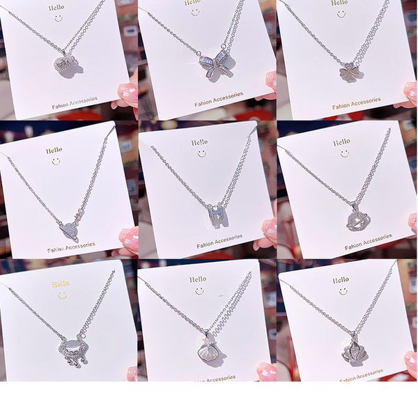 

Designer Necklaces for Women Crystal Heart Pendant 18k Gold Plated Choker Wedding Party Jewelry Gifts