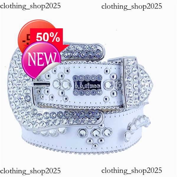 

Designer Bb Belt Simon Belts For Men Women Shiny Diamond Belt Black On Black Blue White Multicolour With Bling Rhinestones As Gift 23elod