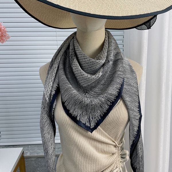 

Minimally woven soft satin silk scarf --879104