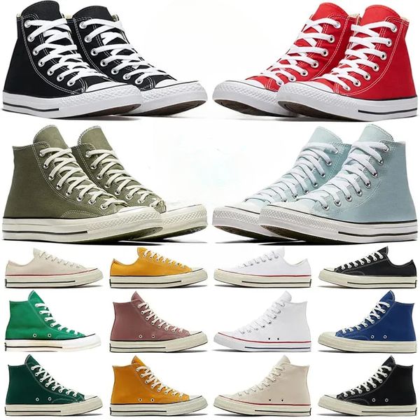 High Quality Casual Shoes 1970s shoes designer shoes mens womens sneakers Black Grey White love Brown Milk Blue Vintage Canvas Shoes