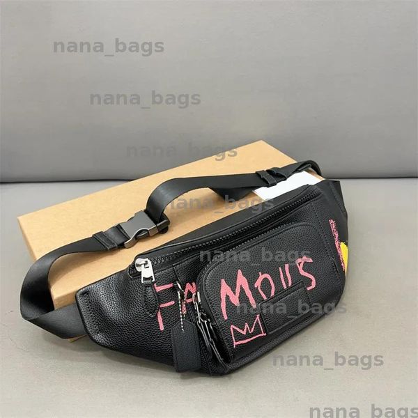 

Designer Bag Mens Waist Bags Bumbag Women Chest Pack Leather Cross Body Bag Letter Brand Fashion Belt Bags BFG2502188, White