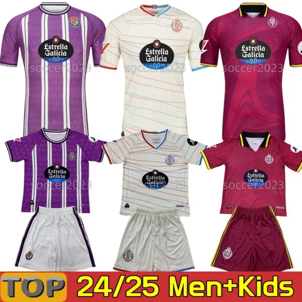 

4XL 24/25 AMALLAH Real Valladolid soccer jersey Club SAD 2024 camisetas de futbol kit kids Equipment G. PLATA FOOTBALL SHIRTS MONCHU R. Alcaraz Fede  Sandro Man kids Kits, 24 25 home adult