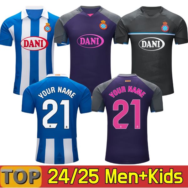 

24/25 RCD Espanyol DANI JARQUE Soccer Jersey 2024 Home KUMBULLA CABRERA PUADO VELIZ POL LOZANO Shirt PERE MILLA GRAGERA CHEDDIRA JOFRE CARDONA Football Uniform, 24 25 home aldult lfp