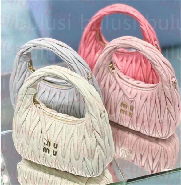 

2025 10A High quality Designer Underarm Bag Mini Handbag Bowling Bag Shoulder Bag Luxury folding purse Leather Dinner tote bag, 1*