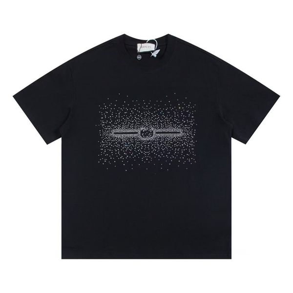 

Summer mens t shirts gune edsigner mens Short sleeve T Cotton round neck black and white diamond design casual fashion brand mens and womens T-shirts asian size s-xxl