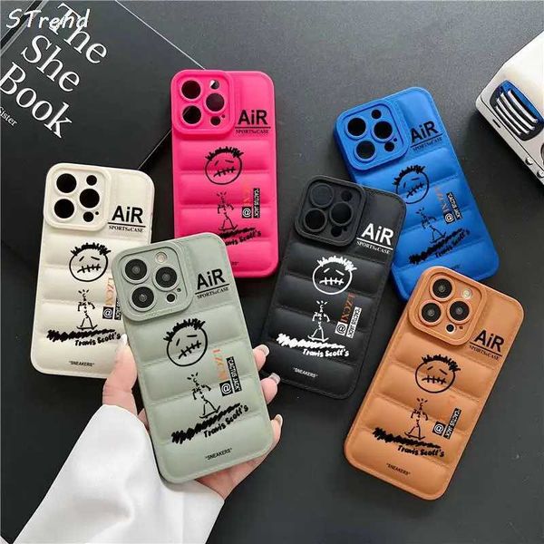 Luxury Hip hop Travis scot Phone case for iphone 11 12 13 14 15 16 Pro max plus X XS XR Cactusjack Skateboard Sneakers Cover X250224