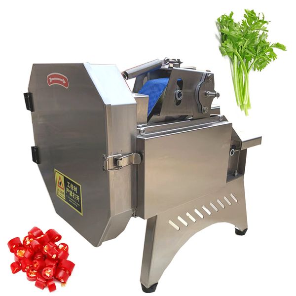 Commercial Small Automatic Vegetable Carrot Cucumber Cutting Machine Parsley Chopping Machine 200W Vegetable Cutter