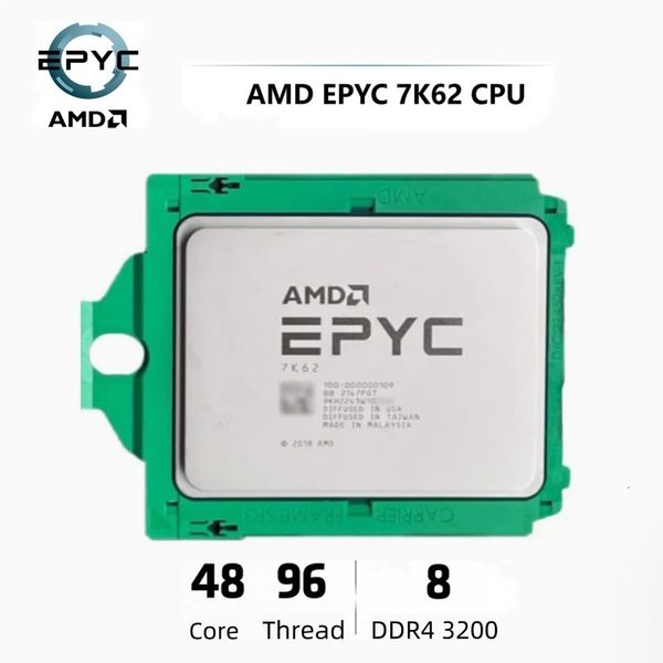 EPYC 7K62 CPU 2.6G 48 Core 96 thread DDR4 processor for servers and workstationsUnlockstrong scalability
