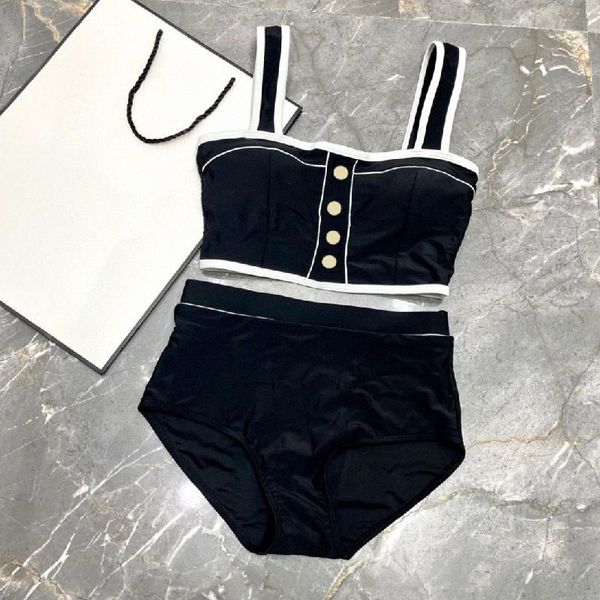 

Bikini designer swimwear Women's Swimwears summer beach Sexy swimsuit bathing swim suits bikinis low waist Fashion Printed pattern pool parties holiday sets, Gold