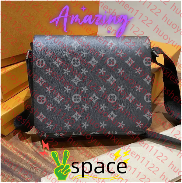 

2023 Handbags Men Leather TRIO Messenger Bags Luxury Shoulder Bag Make up Bag Designer Handbag Tote Man's bag, 18#