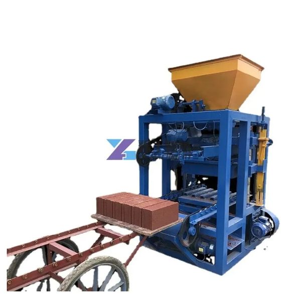 

2025 wholesale Lower Cost Small Fly Ash Semi Automatic Concrete 8 Holes Hollow Paving Brique Cover Block Brick Making Machine for Sale