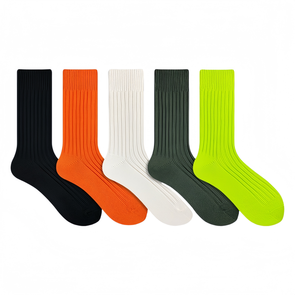 

Pure Cotton Long Socks for Men & Women - Thickened Warm Sports Midsole with Solid Color Towel Bottom Design, Army green