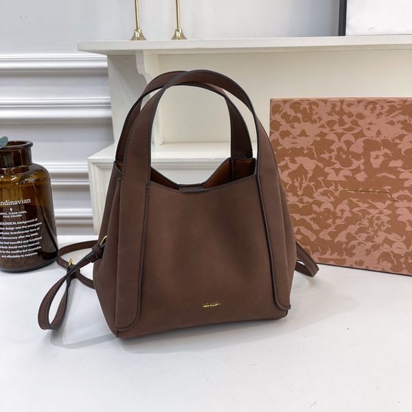 

Designer Lana Handbag Crossbody Bag Handbags Large Capacity Shopping Faux Suede Leather Tote High Quality 691 134, Red