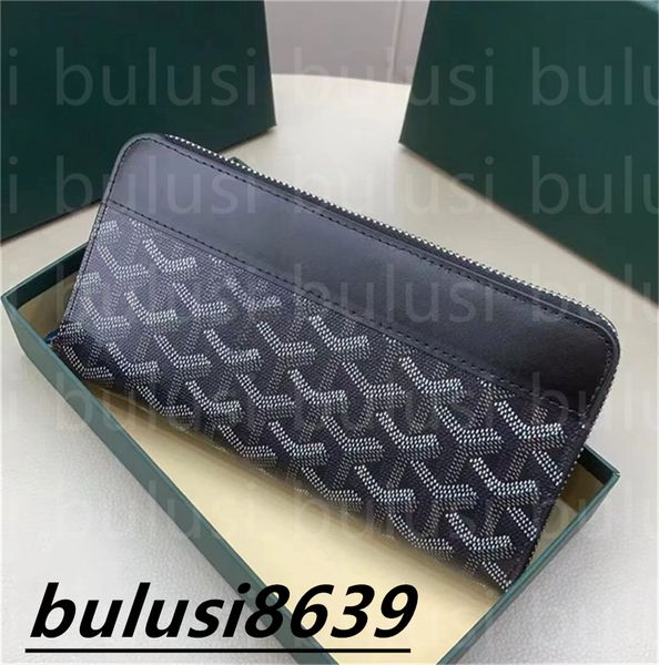 

Category 10A High Quality Designer Classic Real Pick Up Bag Luxury Designer Wallet Men's Wallet Leather long Credit Card clip wallet Brand wallet, 6*