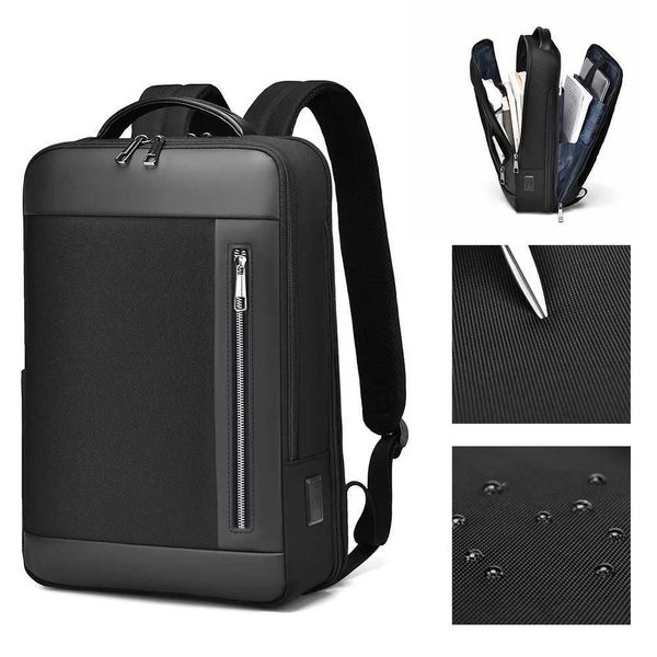 Computer Backpack Mens Expansion Design Multi-functional Business Large Capacity Laptop Bag 16inch Leisure Student Backpack Z250224