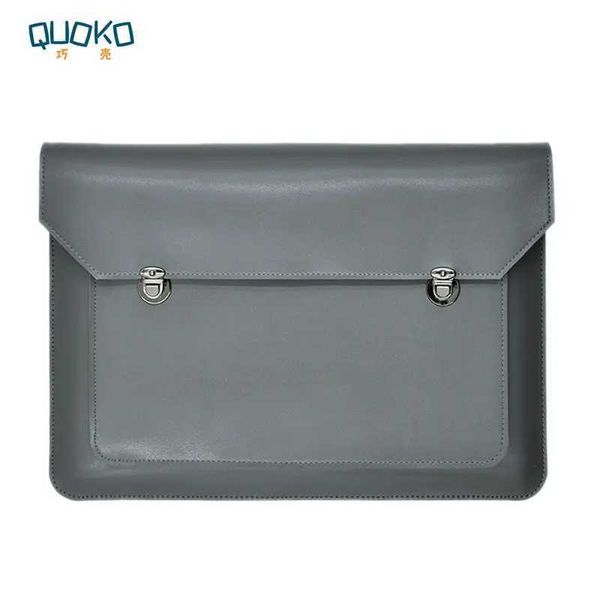 Double Layer Briefcase Style Laptop Bag CoverMicrofiber Leather NoteBook Sleeve Case For Surface Go/Pro6 12.3/Laptop 13.5 inch Z250224