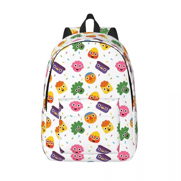 Noodle Pals Micro Super Simple Backpack for Men Women Cool Hiking Travel Daypack Nursery Rhymes Songs Laptop Shoulder Bag Gift Z250224