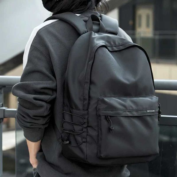Mens Backpack Oxford Waterproof 14 inch Laptop Unisex Casual Mochila Sports Travel Zipper Lightweight Rucksacks Z250224