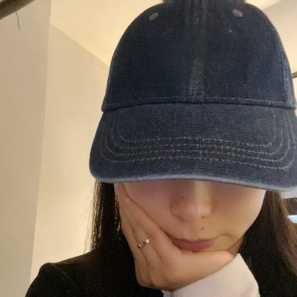 

2025 Spring/Summer Popular Baseball Hat Cowboy Hat Versatile Fashion Sunshade Hat, Sky blue