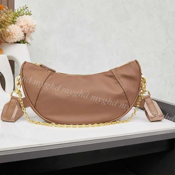 

Women Fashion Chains Crossbodys Sling Bag Shoulder Bag With Dust Bag/With Box, #2 brown