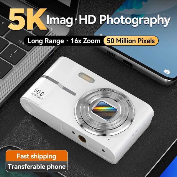 4K Digital Camera 50MP 16X Student Outdoor Anti-Shake Video Flash Recorder Small CameraXJ250603