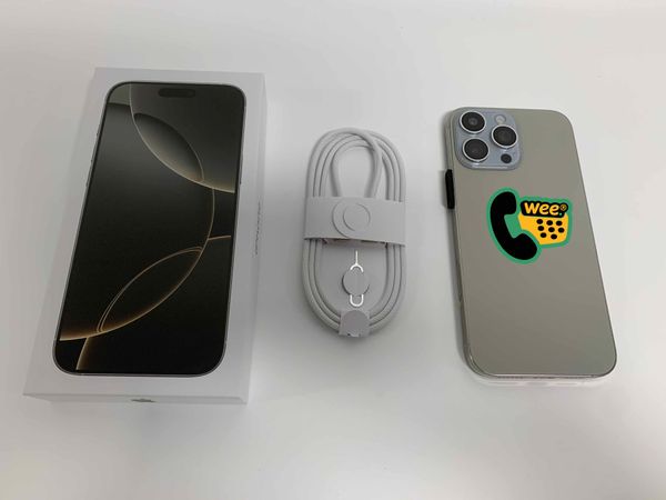 Unlocked Genuine Used iPhone 16 pro max 6GB RAM 128GB ROM Andriod NFC IPhone16pm Support Face Recognition Refurbished 4G Mobile Phone