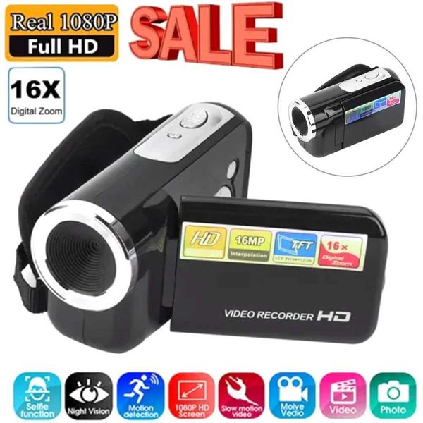 2.0 Inch Vintage Digital Camera 1080P 16MP Rotatable Sn Cam 16X Handheld DV Digital Camera HD Camera For Teenagers XJ250603