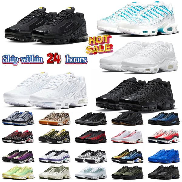 

Designer Running Shoes tnss chaussure Men Women Triple White Black White Hyper Blue Dusk Unity Tennis Breathable Mens Trainers Outdoor Sneakers 40-46, Silver
