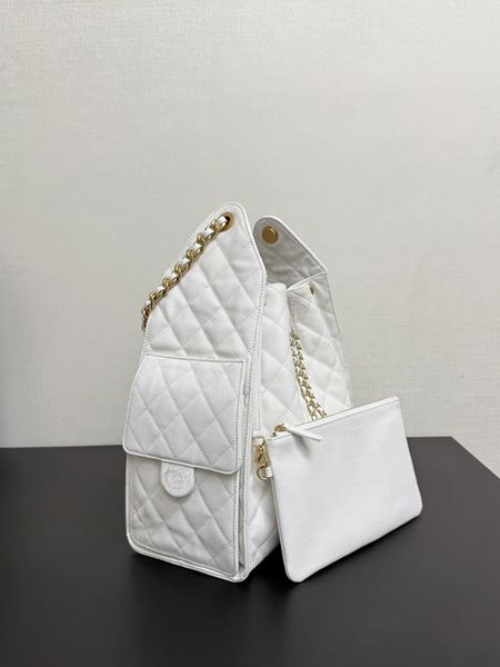 

Mirror Quality Caviar Calfskin HoBo Chain Sling Bag Black Women Single Shoulder Crossbody Bags Mini Earphone Pocket Real Leather Designer Handbags 12 colors, #5