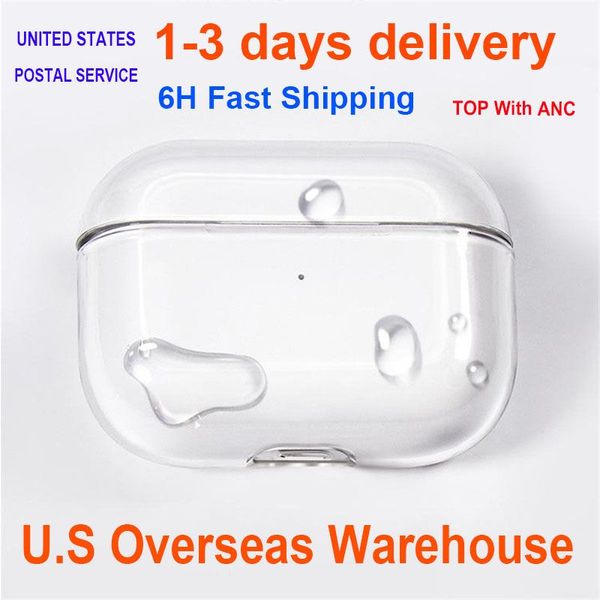 

For Apple Airpods Pro 2 3rd Airpodspro Airpod 4 Pros Headphone Accessories Solid TPU Silicone Protective Earphone Case Wireless Charging Shockproof earbuds Cover