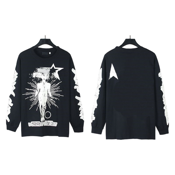 

Unisex Designer Long Sleeve Tee - Breathable Cotton, Multi