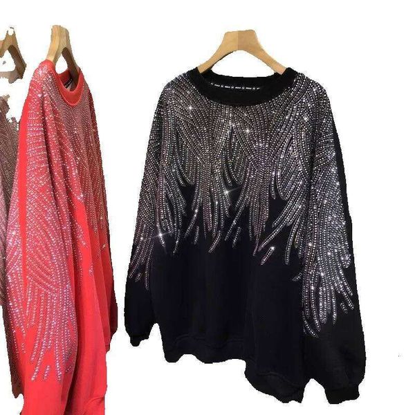 

American Style Oversized 150kg Plus Size Fleece Lined Heavy Water drill Long Sleeve Sweatshirt Men's sweatshirt, Black